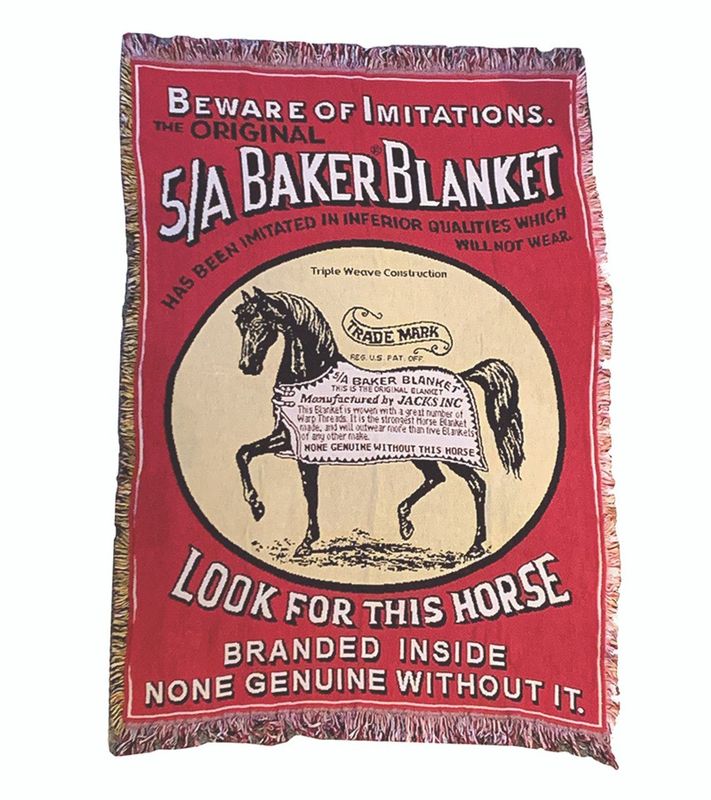 5/A Baker® Afghan 50" x 70" Plaid