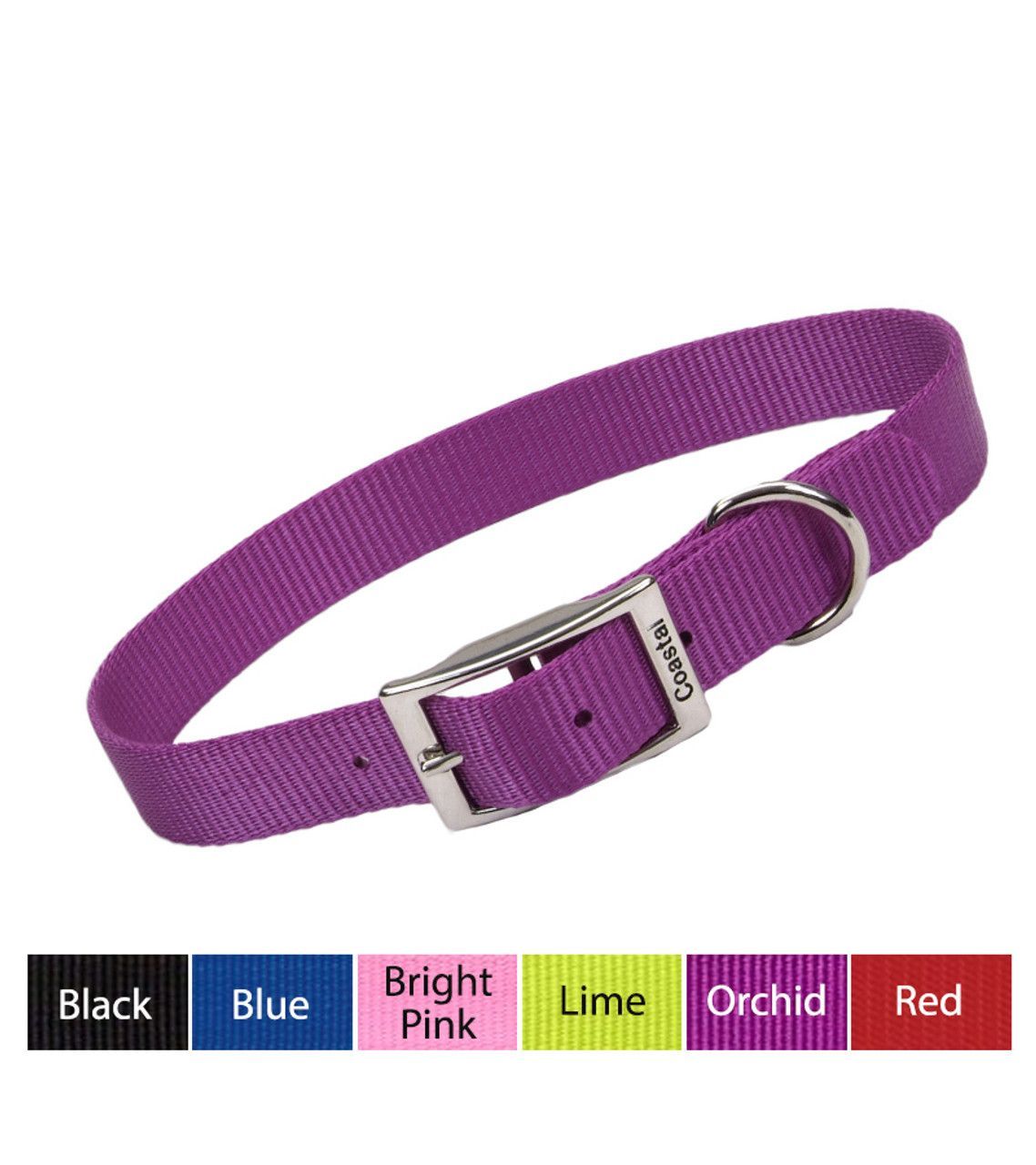 Coastal® Single-Ply Nylon Dog Collar 1” Coastal® Single-Ply Nylon Dog Collar 1”