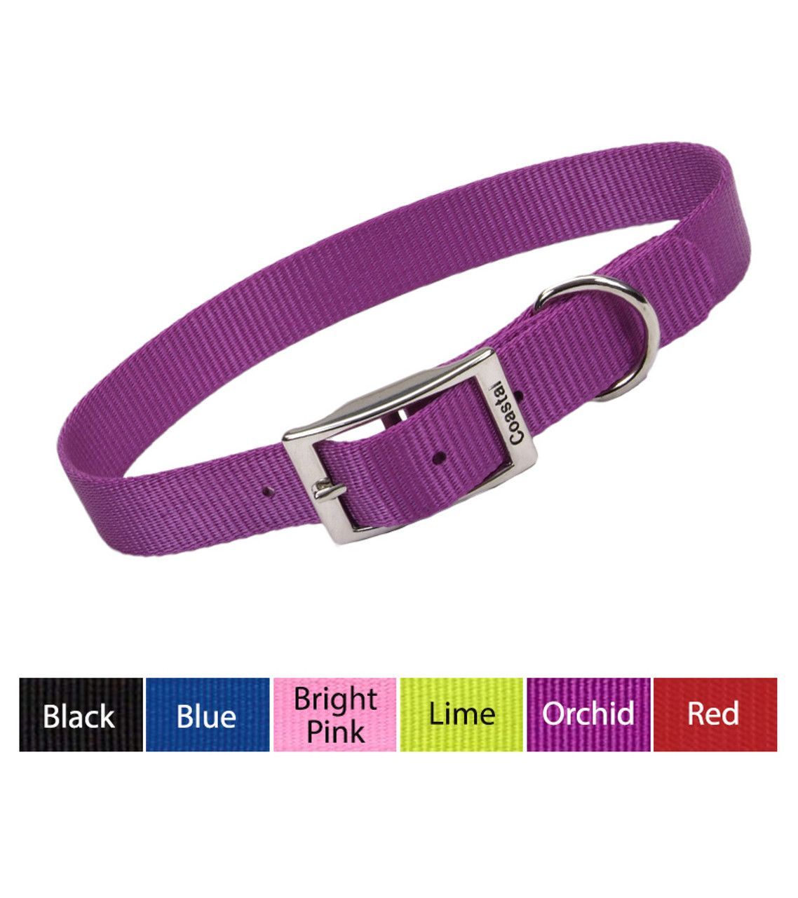 Coastal® Single-Ply Nylon Dog Collar 5/8” Coastal® Single-Ply Nylon Dog Collar 5/8”