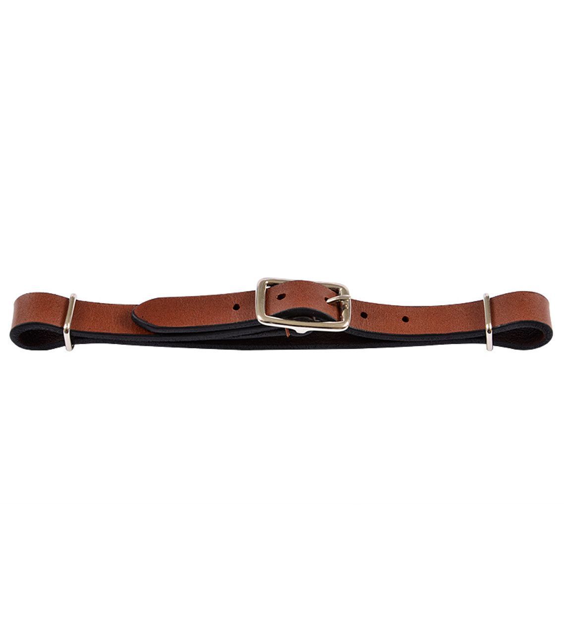Straight Leather Curb Strap