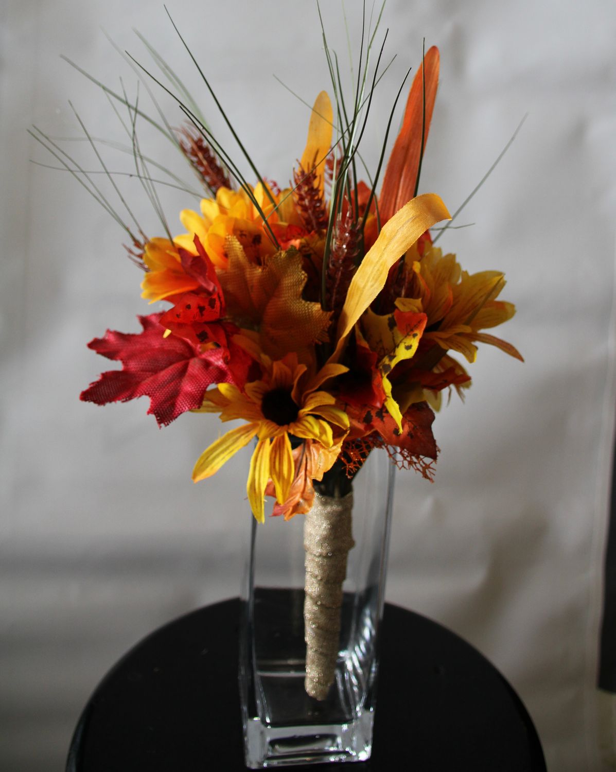 Sunflower fall harvest