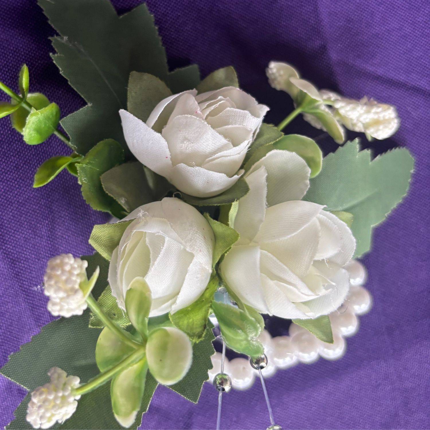 Wrist white flower