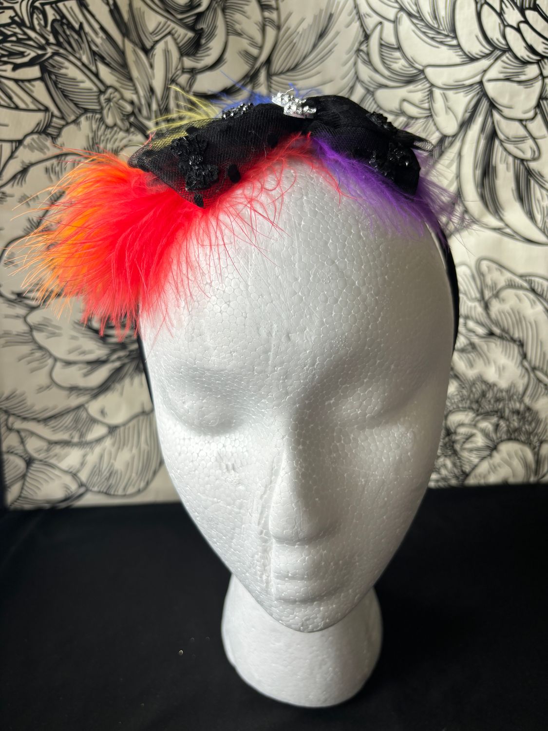 Rainbow Feathers with Assorted Bows