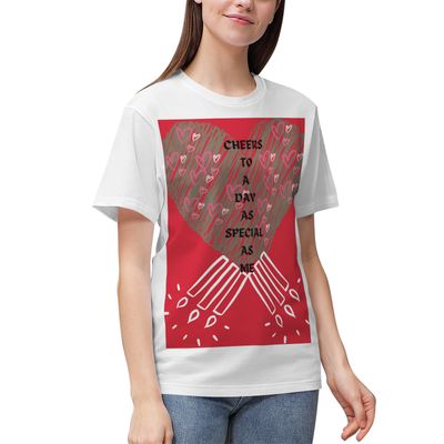 COTTON T-SHIRTS INSPIRATIONAL BIRTHDAY CAPTION