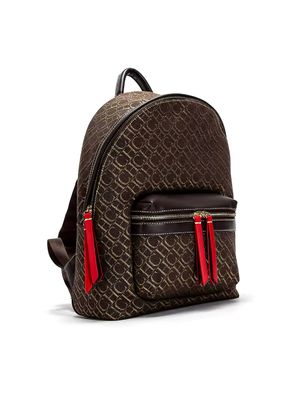 MOCHILA CH LONA PRINT JAQUARD