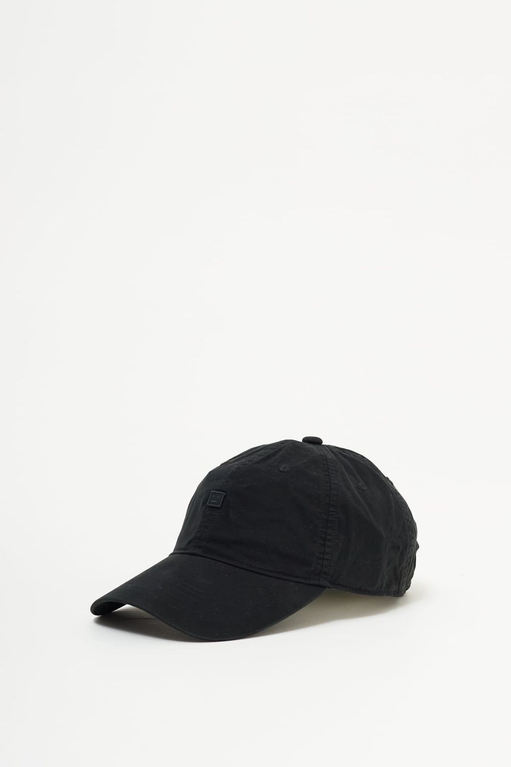 ACNE STUDIOS BLACK FACE PATCH CAP