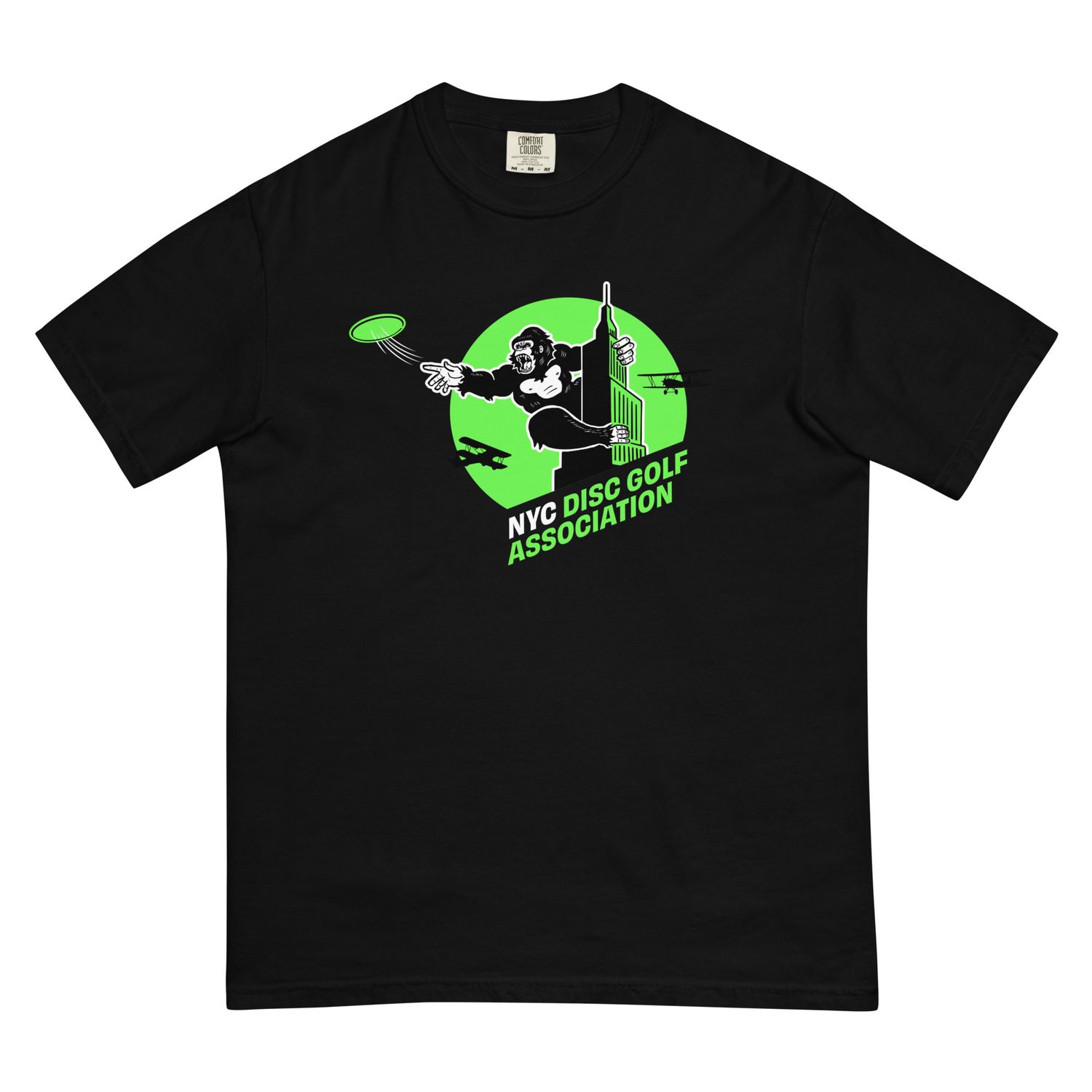 King Kong Empire State Unisex garment-dyed heavyweight t-shirt