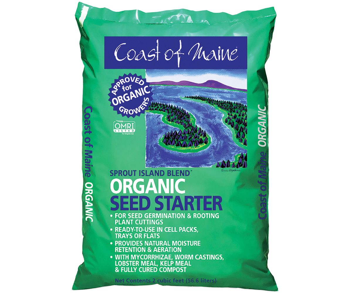 Coast of Maine Sprout Island Seed Starter Soil, 2 cf- Pallet of 48