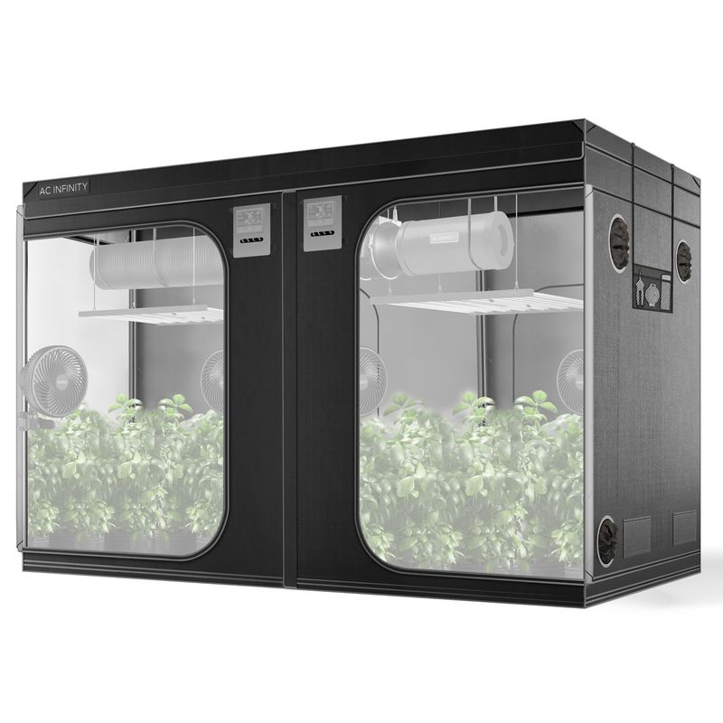 CLOUDLAB 811, ADVANCE GROW TENT 10X10, DIAMOND MYLAR CANVAS, 120&quot; X 120&quot; X 80&quot;