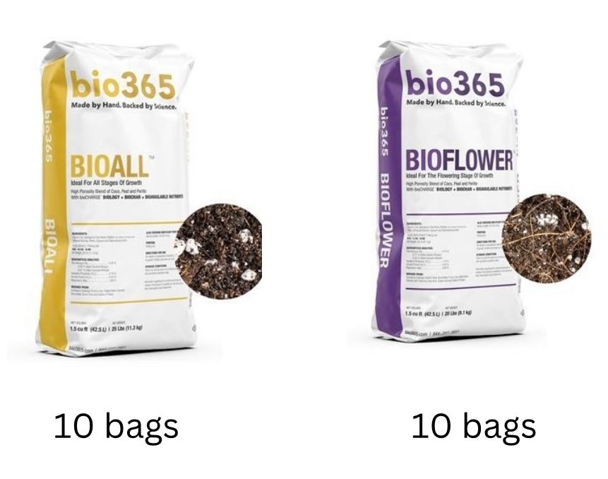 bio365- 10 Bags BIOALL/10 Bags BIOFLOWER