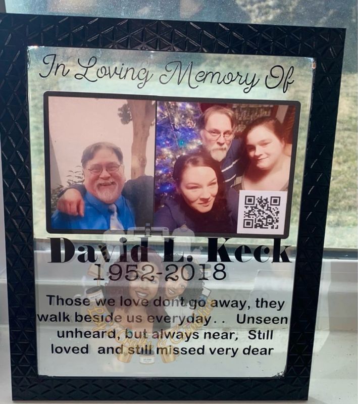 Remembrance Glass Plaque