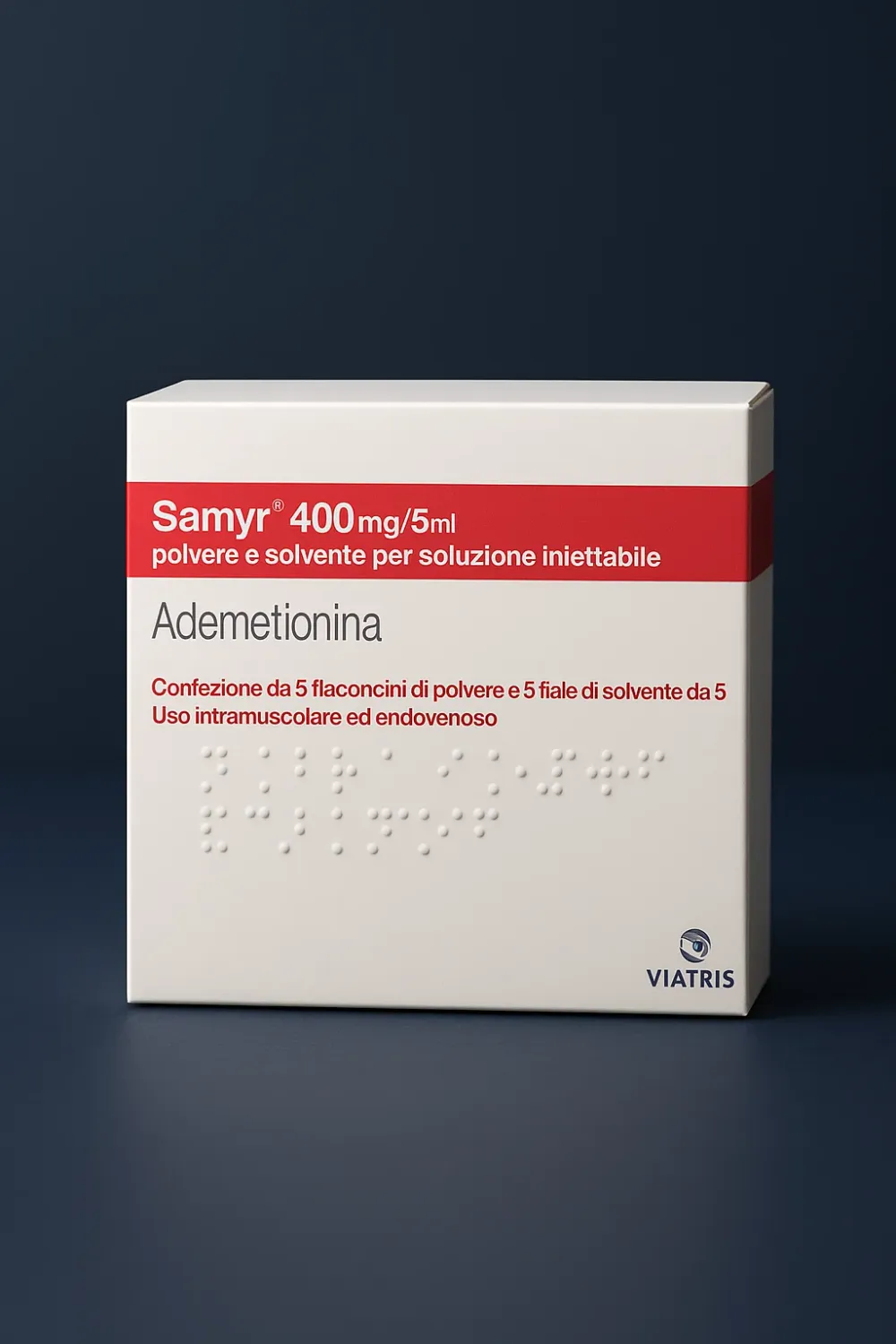 SAMYR*IM EV 5FL 400mg+5fiale  5ml