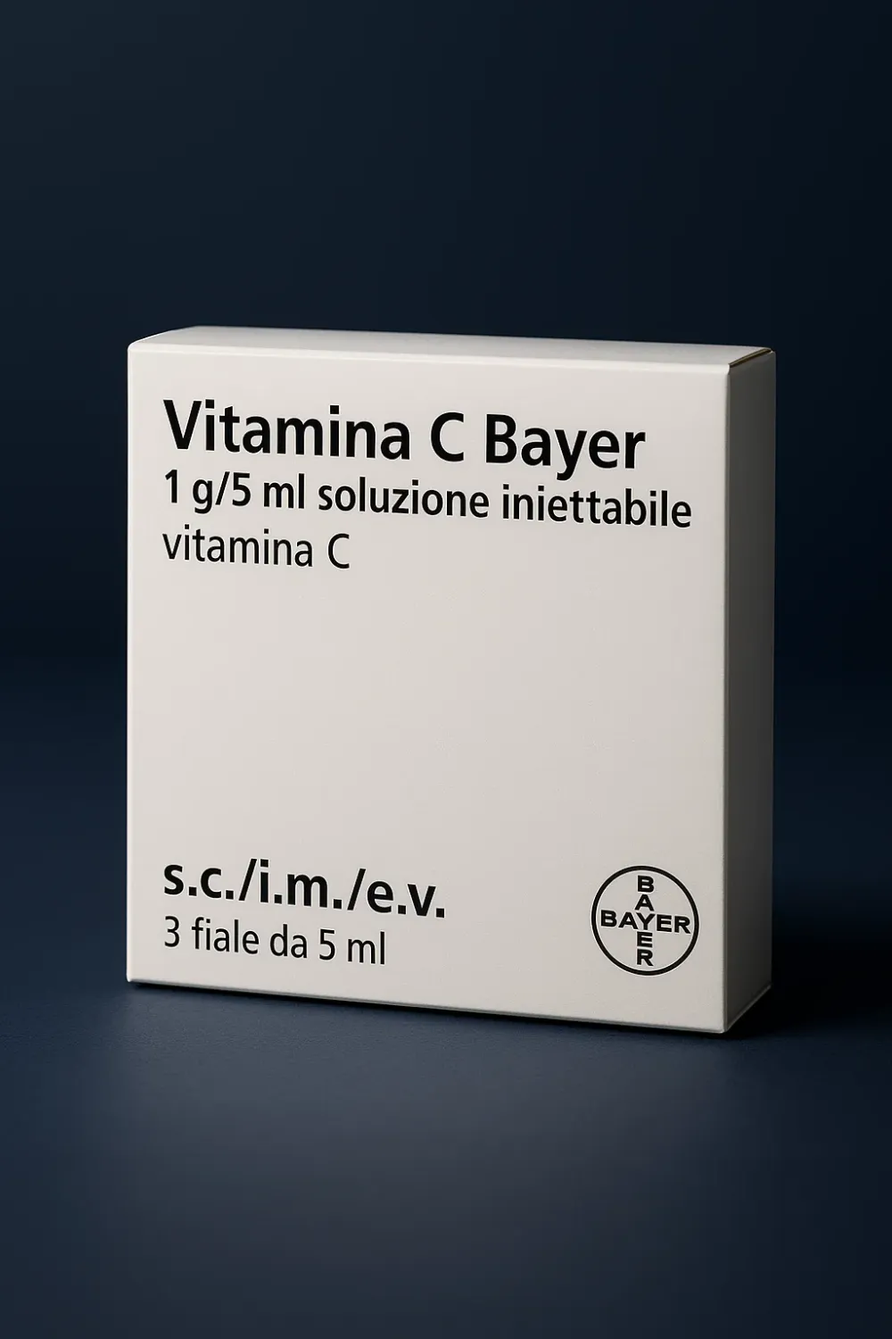 VITAMINA C bayer 1000 mg/5 ml 3 fiale