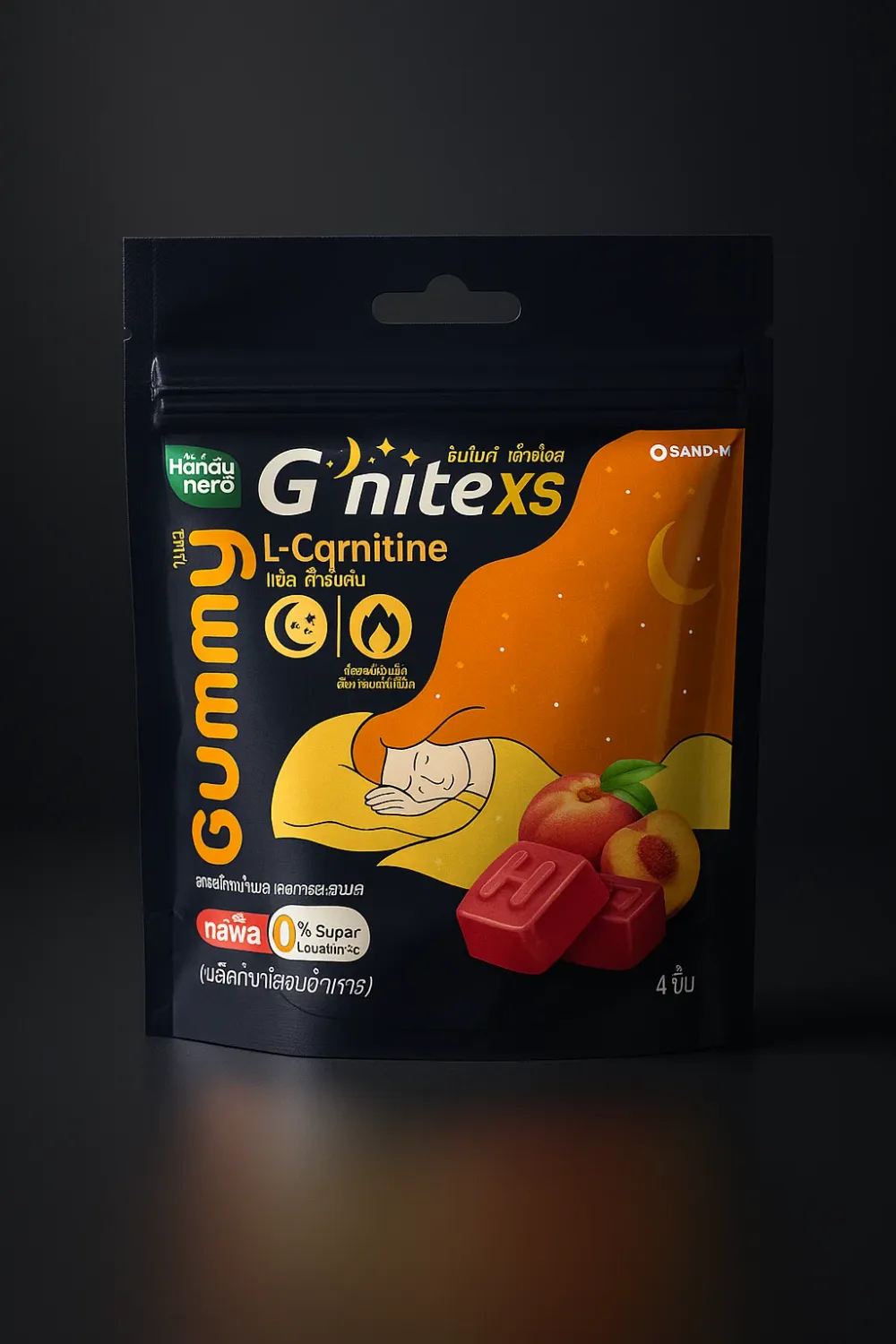 Fat-Burning Gummies for Sleep and Weight Loss with L-Carnitine
