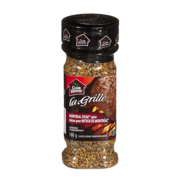 CLUB HOUSE La Grille Montreal Steak™ spice seasoning 188 g