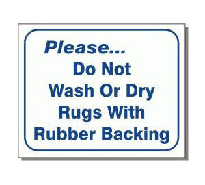 L119 Do Not Dry Rubber...