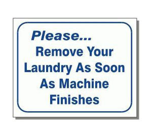 L121 Remove Your Laundry...