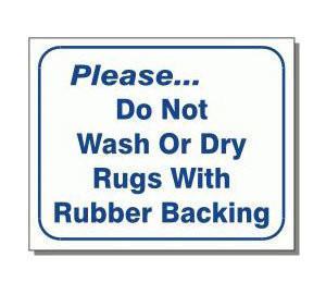 L119 Do Not Dry Rubber...