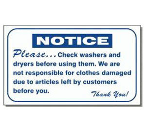 L321 Please Check Washers And Dryers...