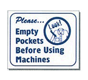 L124 Please Empty Pockets...