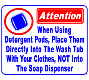 L442 When Using Detergent Pods...