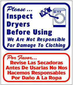 L809 Inspect Dryers Before Using
