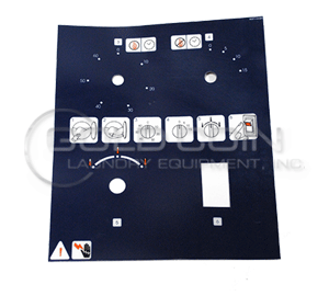 8527-114-001 Dexter Control Door Label