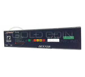 9412-209-002 Dexter T350 Washer Nameplate