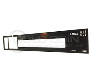 9435-030-001 Dexter Stack Dryer Panel Decal