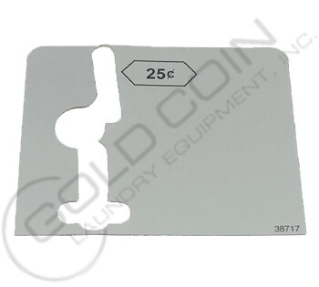 38717 Huebsch / Speed Queen Drop Coin Overlay