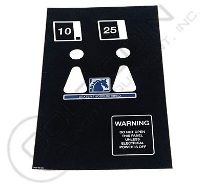 8502-608-003 Dexter Control Panel Decal