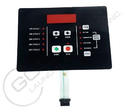 9801-103-001 Dexter OPL Dryer Keypad Black
