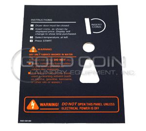 8502-640-002 Dexter Control Door Decal