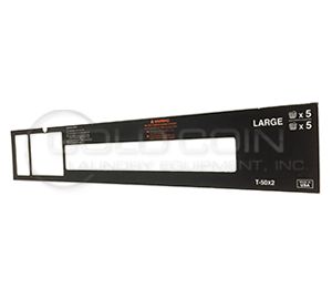 9435-030-001 Dexter Stack Dryer Panel Decal