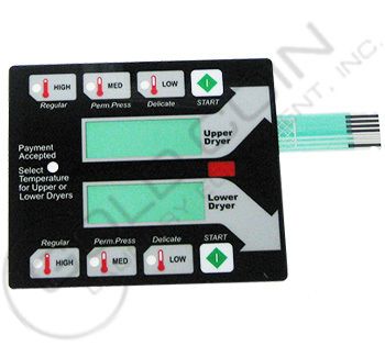 9801-100-001 Dexter Stack Dryer Keypad Black