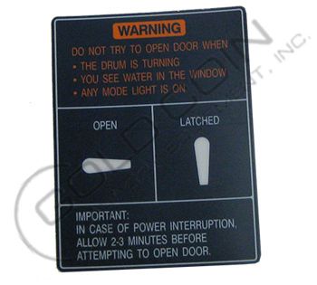 8502-624-002 Dexter Door Opening Decal