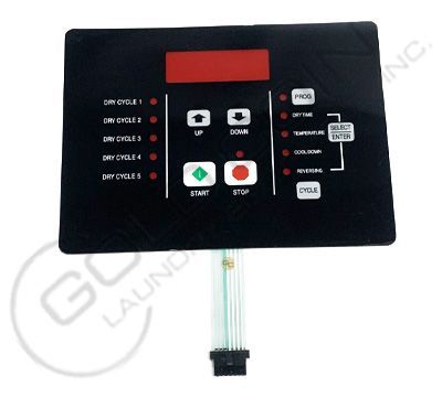 9801-103-001 Dexter OPL Dryer Keypad Black