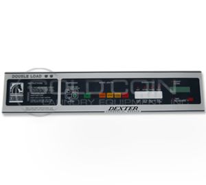 9412-112-001 Dexter T300 Nameplate