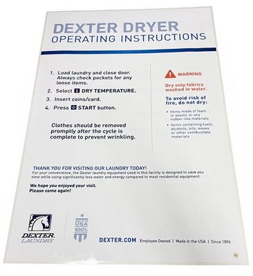 0995-136-012 Dexter Dryer Instructions English/Chinese