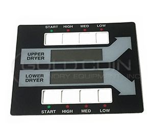 9435-038-001 Dexter Stack Dryer Computer Overlay