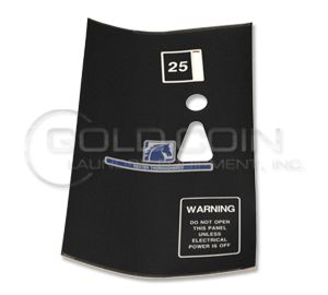 8502-608-004 Dexter Control Door Label