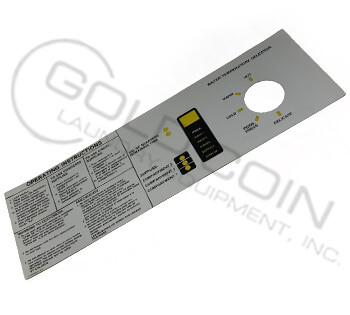 432575001 Wascomat Instruction Decal