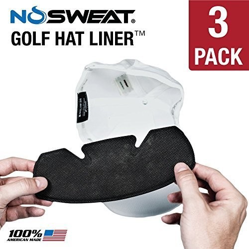 No Sweat Hat Liner & Cap Protection (3 pack)