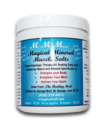 Magical Mineral Muscle Soaking Salts (30 Bath)