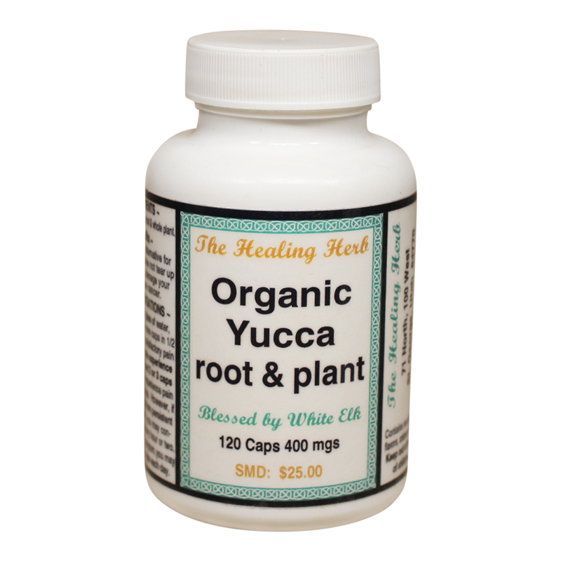 Organic Yucca Root (120 capsules 400mgs)