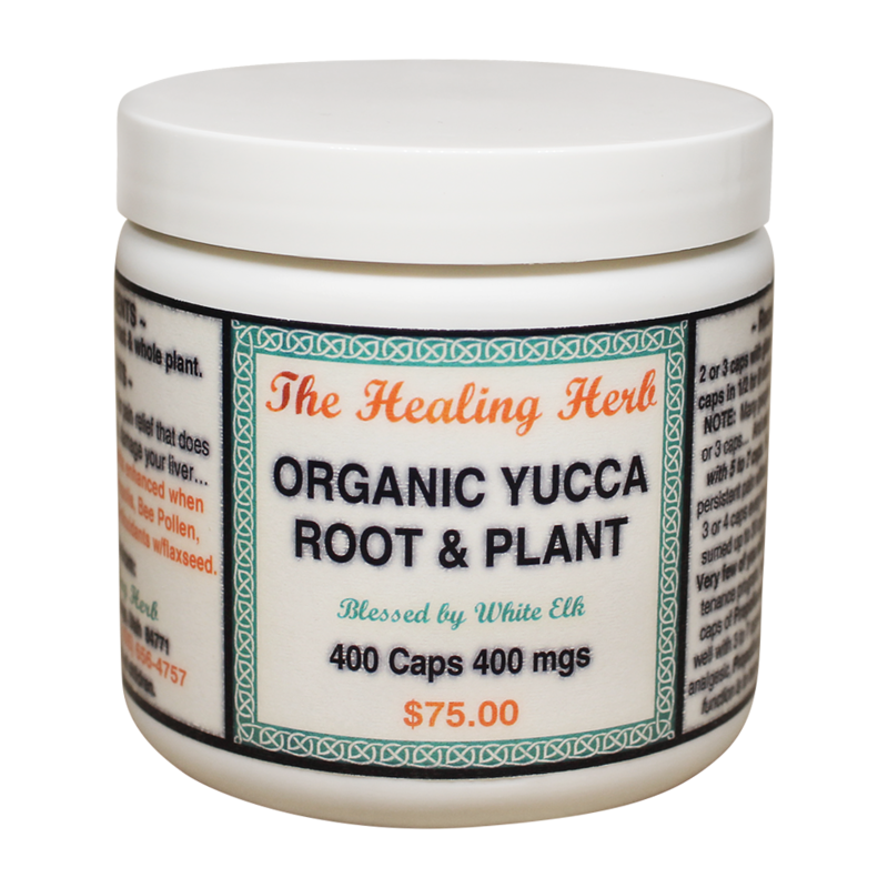 Organic Yucca Root (400 capsules 400mgs)
