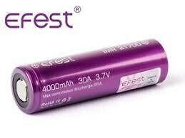 EFEST 21700 High Drain flat top battery  (4000 mAh-30A)