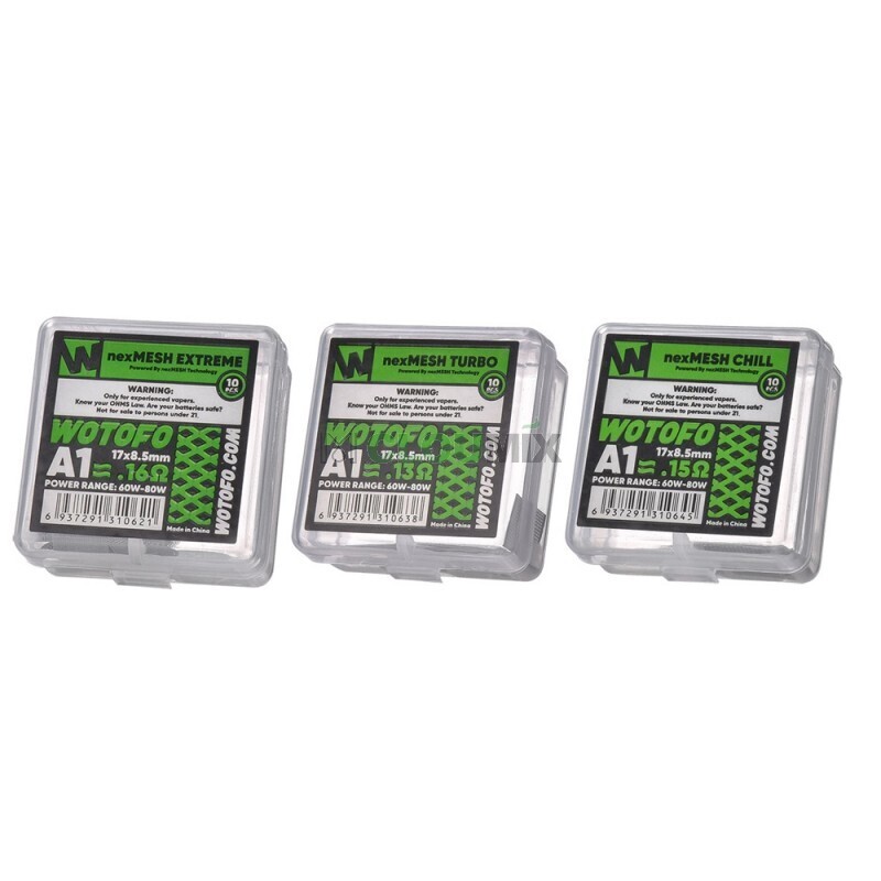 Nexmesh /Wotofo Mesh Coil A1 Kanthal (10pcs)