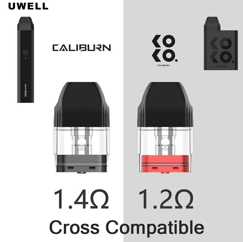 Uwell CALIBURN / KOKO pod  Replacement Pod (4pcs)