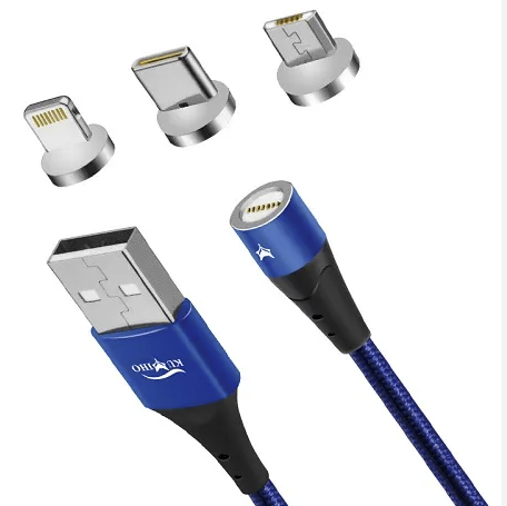 Kumiho 3-in-1 Magnetic 3A Charging Cable USB